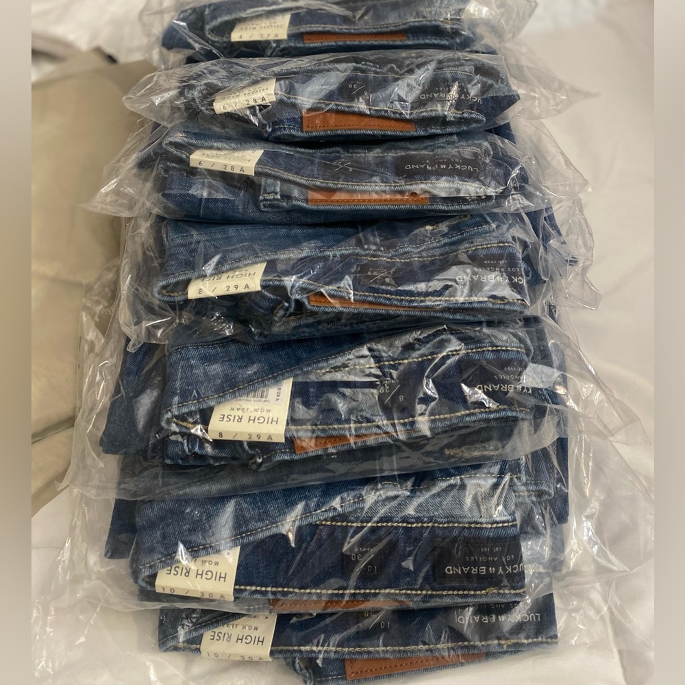 Lucky Brand High Waisted Mom Jeans